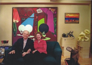 Collectors Sam and Gabrielle Lurie who donated Hoyland works from their British art collection to the Yale Center for British Art (Photo (Photo © Geoff Spear)